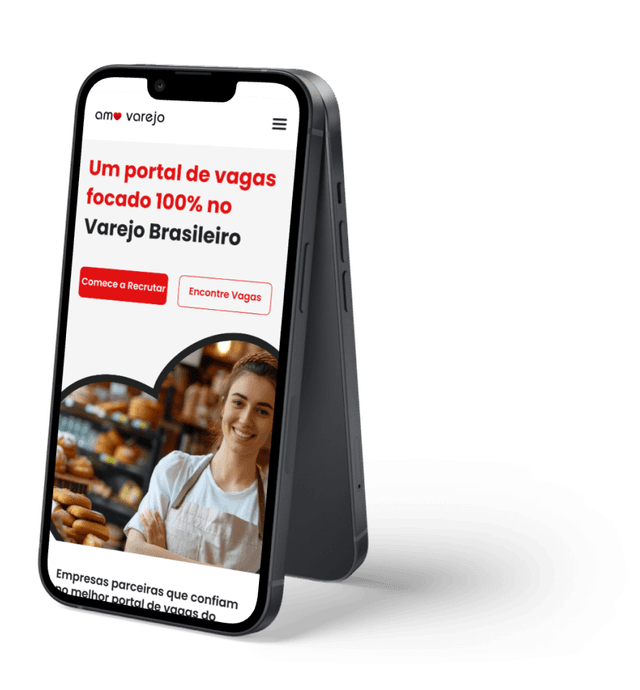Aplicativo Amo Varejo: Um portal de vagas 100% gratuito